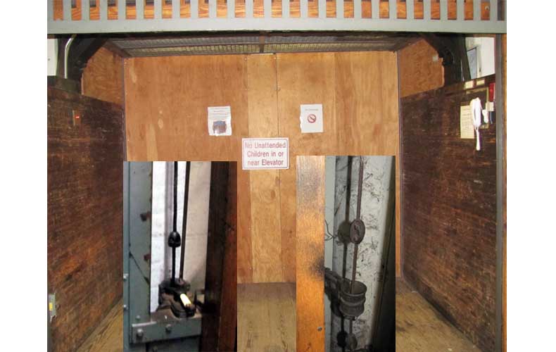 Warner Elevator at the old Ahrens-Fox Fire Engine Co, Cincinnati, Ohio