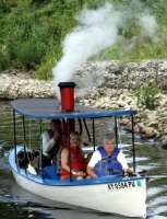 Pictured is a Steam Launch owned by Thomas D. Schiffer, Cincinnati, Ohio