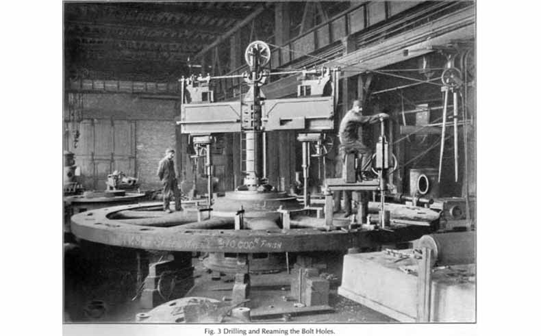 Historical Machine Tooling used to manufacture large steam engines